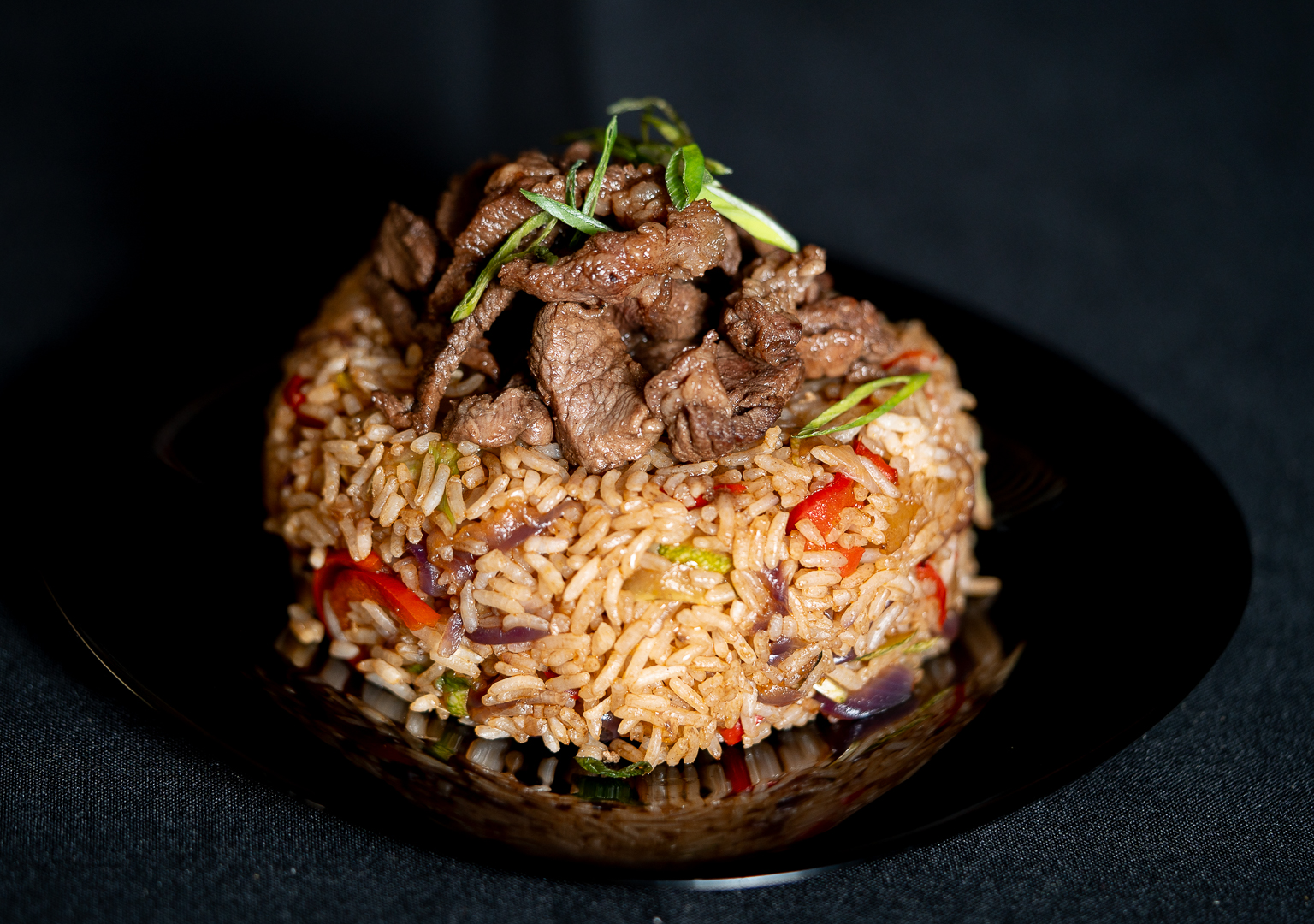 WOK DE ARROZ CON VEGETALES Y CARNE VACUNA_
